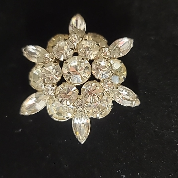 Rhinestone Brooch - Picture 2 of 5